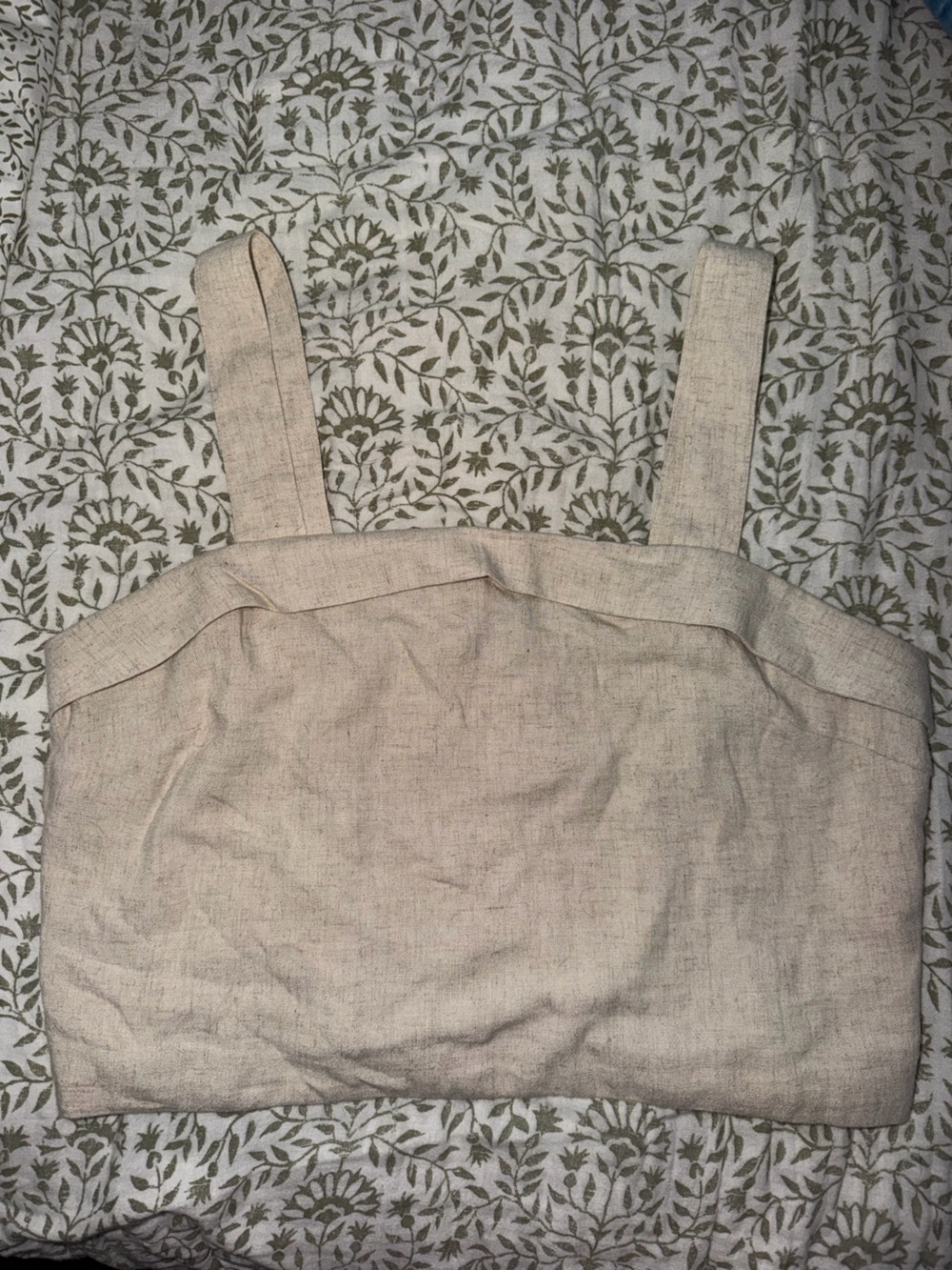 American Eagle Linen Tank Top